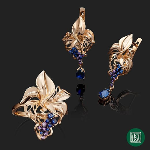 Топ-5 украшений с цветными фианитами