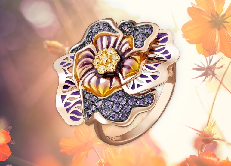 Украшения с цветами – супер-тренд или классика?