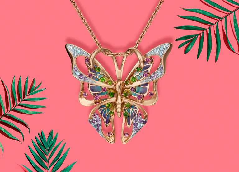 Жуки, бабочки, стрекозы в ювелирной моде