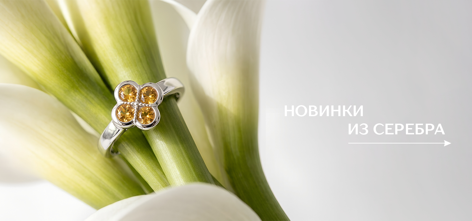 Новинки из серебра